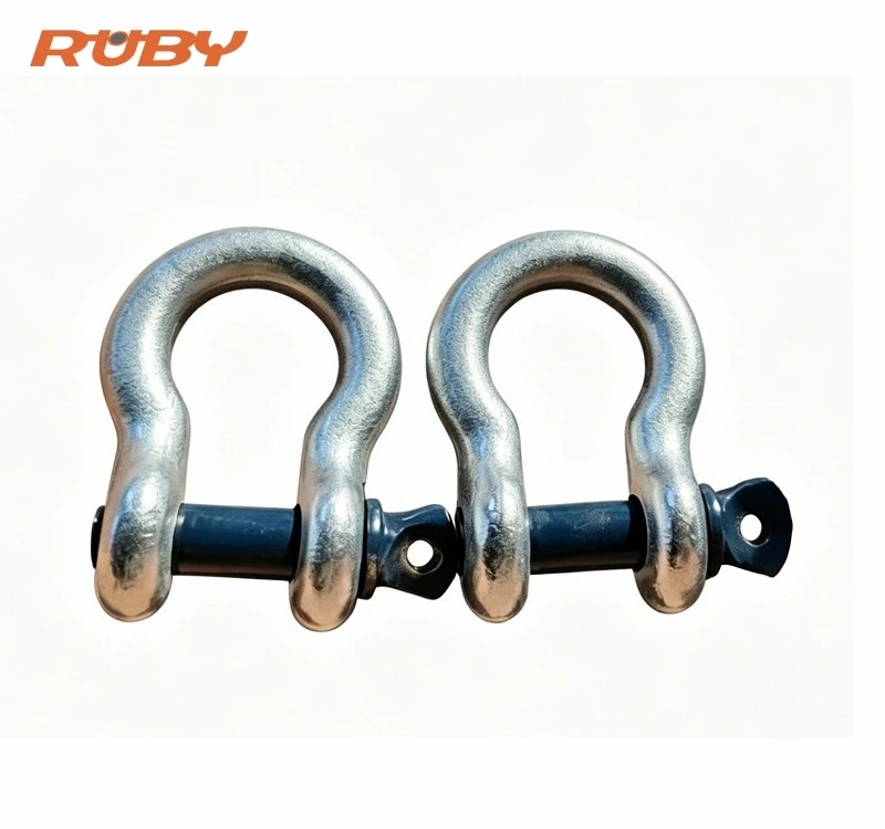 galvanized bow shackle