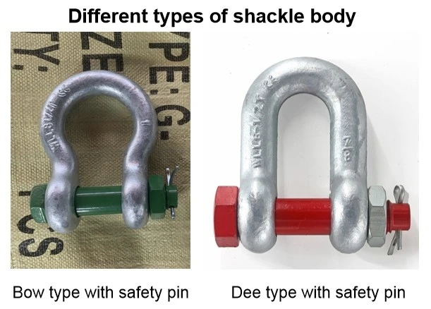 safety pin lifting shackle safety pin lifting shackle